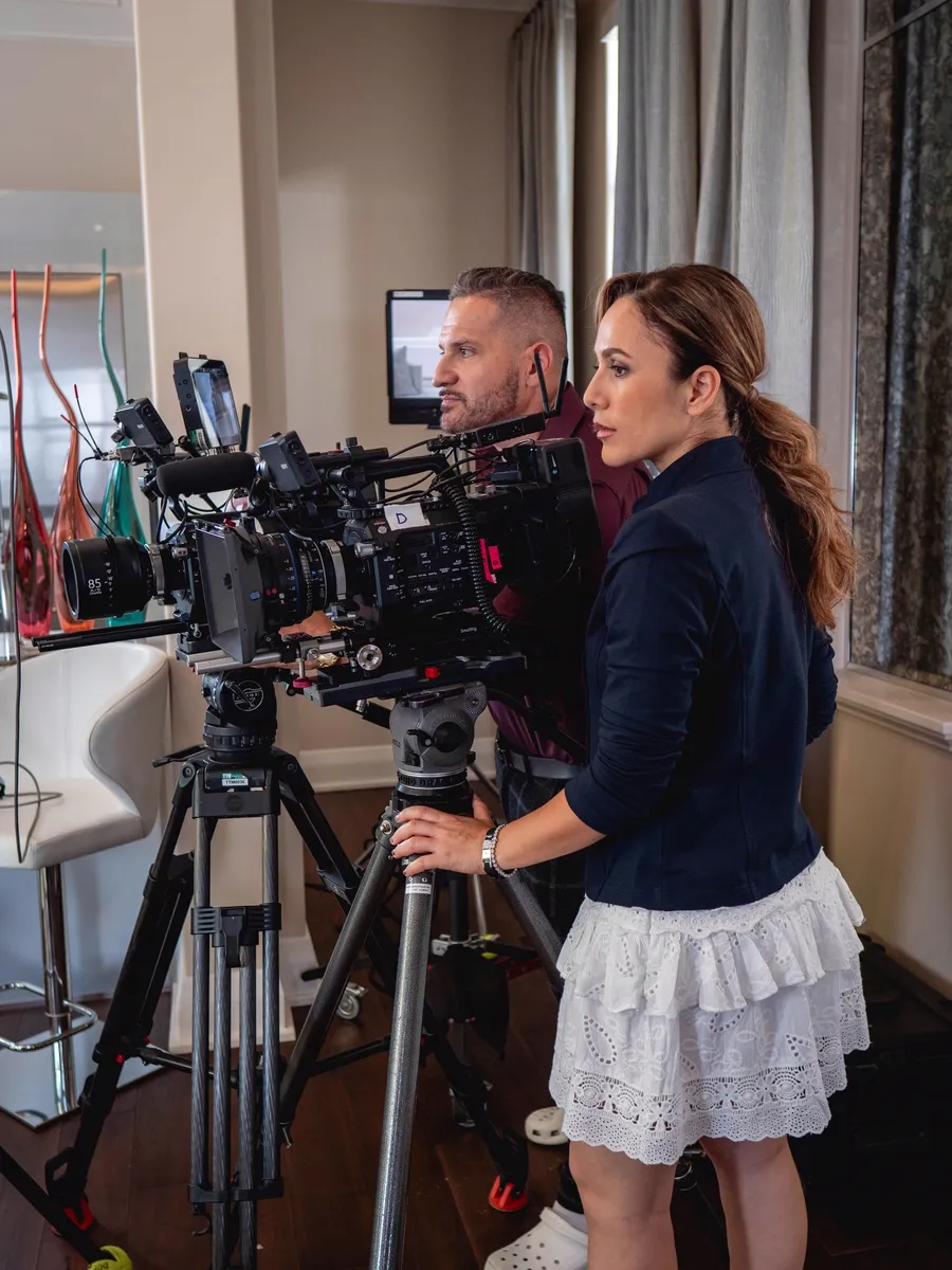 TereZa behind the cinema camera
